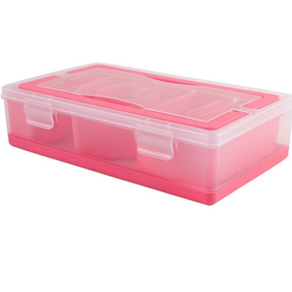 Cook With Color I Love U Sentiment Snack Box Food Storage Container - Picture 3 of 5